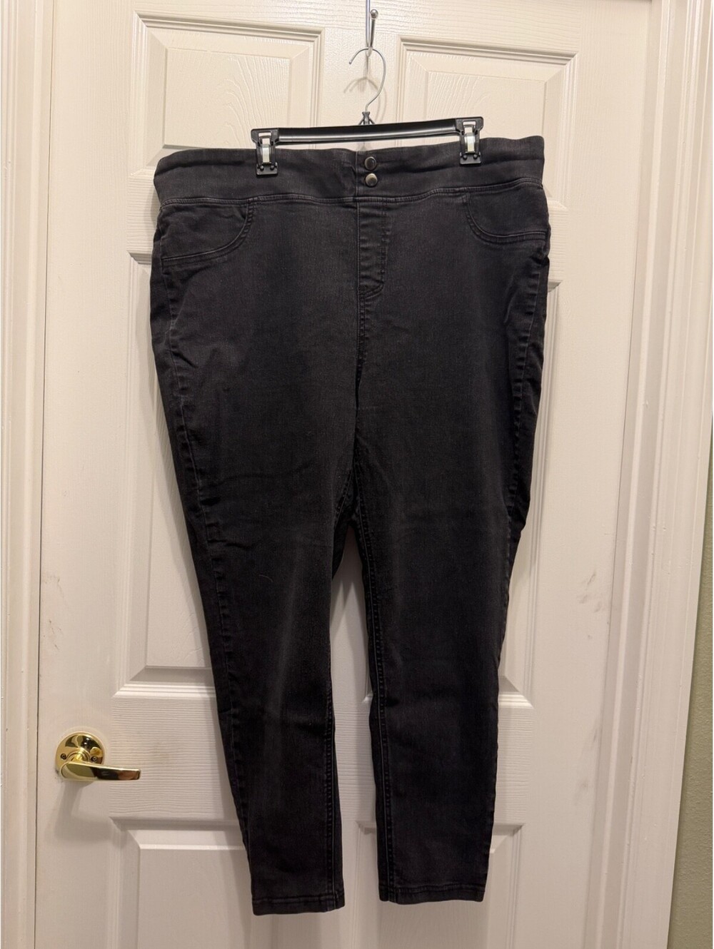 Terra & Sky Black Jeggings 2X